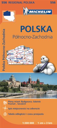 poland north west michelin regional maps
