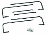 Pro Series 6955 Black Cargo Carrier Side Rail Kit