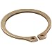 Zinc Plated Steel External Retaining Ring, 1/2" Shaft OD x 0.035" Thick x 0.77" OD (Pack of 100)