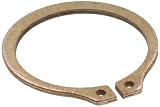 Zinc Plated Steel External Retaining Ring, 5/16 Shaft OD x 0.025 Thick x 0.54 OD (Pack of 100)