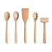 SoftWorks 5-piece Wooden Spoon Utensil Set