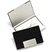 Black Leather Business Card Case - Free Engraving