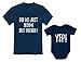 Big Brother/Sister Little Brother/Sister Set Gift for Siblings Baby & Toddler Child Navy 3T / Baby Navy NB (0-3M)
