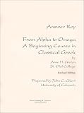 From Alpha to Omega: Answer Key