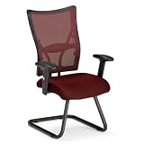 Executive Guest Mesh Chair-Black