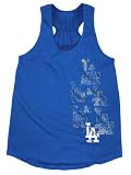 Los Angeles Dodgers Royal Women's Oversized Slub Knit Tank Top