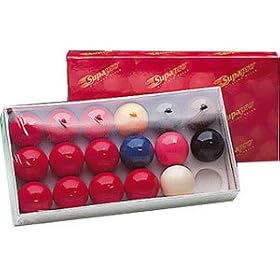 Supapro Snooker Balls - 2 inches (51mm)