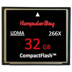 Komputerbay 32GB High-Speed Compact Flash CF 266X Ultra High Speed Karte 20MB/s schreiben und 40MB/s lesen