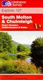 South Molton and Chulmleigh, King's Nympton, Crittlehampton and Doiton (Explorer Maps)