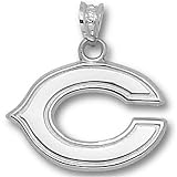 Chicago Bears NFL C 1/2 Pendant (Silver)