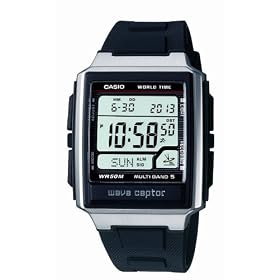 Casio - WV-59E-1AVEF - Waveceptor - Homme Acier - Quartz Digitale - Multifonctions - Bracelet R�sine
