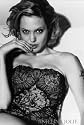 Angelina Jolie (In Black Lace) Movie Poster Print - 24" X 36"
