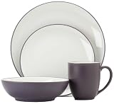 Noritake Colorwave Purple 16-Piece Dinnerware Set, Service for 4