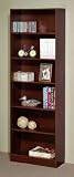 6-Tier Bookcase Contemporary Casual Style in Walnut Finish # F4604