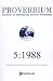 Book Proverbium: Yearbook of International Proverb Scholarship (No. 5, 1988)