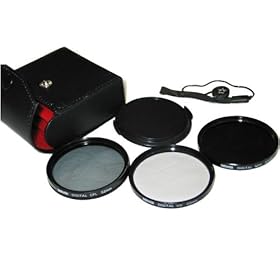 Bower VFK52C 52MM Hi Res UV Circ Pol ND Lens Filter Set
