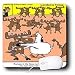 Londons Times Funny Animals Cartoons - Hen-Pecked Moose Lodge Member - Mouse Pads