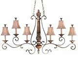 Treville Collection 6-Light Kitchen Island Chandelier