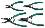 SK 7670 Suregrip 4 Piece Internal and External .038-Inch and .070-Inch Straight 0 Degree Tip Ring Plier Set