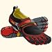 Vibram Fivefingers Mens Bikila Black/Red 43
