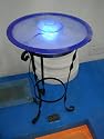 Magic Mist Fogging Floor Water Fountain with Blue Bowl