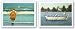 Ladies of the Lake and Surfside Fishing Set by Lowell Herrero 16"x12" Art Print Poster