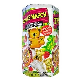 Lotte - Koala's March Strawberry Cream Cookies Family Size 9.5 Oz
