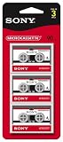 Sony MC90R/3 90 Minute Microcassette (3-Pack)