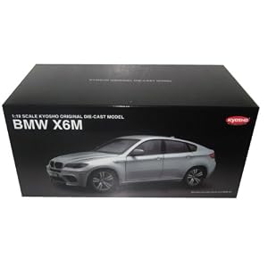 BMW X6M X6 M Silver 1:18 Kyosho Diecast Model Car by 