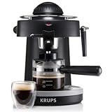 Factory-Reconditioned Krups RXP100050 Steam Espresso Machine with Frothing Nozzle (Black)