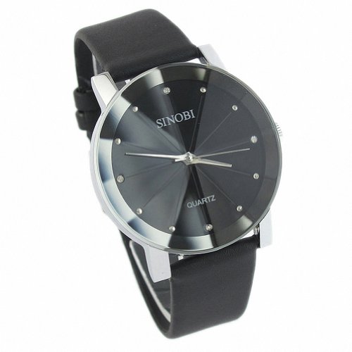 Youyoupifa Fashion Simple Design Black Couple Table Men's Wrist Watch NBW0QU6916-MM1