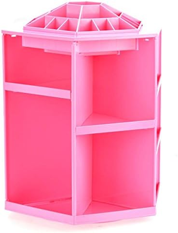 Hotouch 360 Durable Rotating Hanger Style Cosmetics Organizer Spinning Rack
