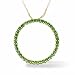 Emerald Circle of Love Pendant