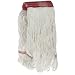 Wilen A02501, J W Atomic Loop Wet Mop, Small, 5" Mesh Band, Natural (Case of 12)