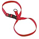 Hamilton 3/8-Inch Adjustable Figure 8 Pup-Cat Harness, Small, Red