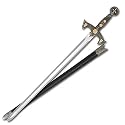 Medieval Templar Sword w/ High Quality Sheath