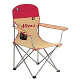 San Francisco 49ers NFL Deluxe Folding Arm Chair by North Pole