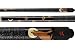 McDermott Lobo Howling Wolf Star Pool Cue with Zebrawood Lobo Footprints (ST7C)