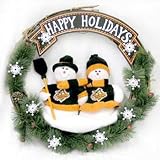 Baltimore Orioles 20 Inch Team Snowman Wreath