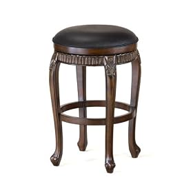 Hillsdale Furniture Fleur De Lis Triple Leaf Swivel Stool - BACKLESS - Bar Height - 62994... by Hillsdale Furniture