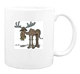 Mug with moose, animal