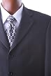Men's Single Breasted 4 Button Black Dress Suit, CLEARANCE!!!
