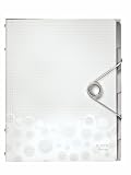 Produkt-Bild: Leitz 45690001 Ordnungsmappe Bebop Ordnungsmappe Bebop, 6 F&auml;cher, PP, wei&szlig;