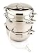 Steam Cooker (Stainless Steel) (16.5"h)