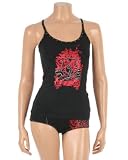 Baby Phat - ROYAL CREST GATHER RACERBACK TANK AND BOYLEG SET