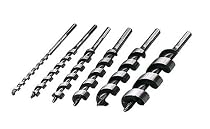 Irwin 49998 6 Piece 1/4-Inch to 1-Inch Solid Center Auger Bit Assortment