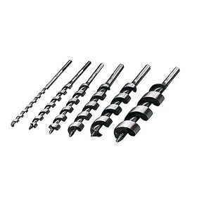 Irwin 49998 6 Piece 1 4-Inch to 1-Inch Solid Center Auger Bit Assortment by Irwin