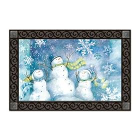  MatMates Snow Flurries Doormat