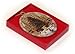 Rockefeller Center Skating Rink Christmas Ornament - Christmas in New York Collection, 2.5x3 Inch Double-Sided Metal Plate with Epoxy & Glitter, Gold Hanging Thread, Red Gift Box