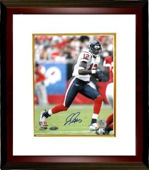 Jacoby Jones Autographed/Hand Signed Houston Texans 8x10 Photo Custom Framed- Tri Star Hologram